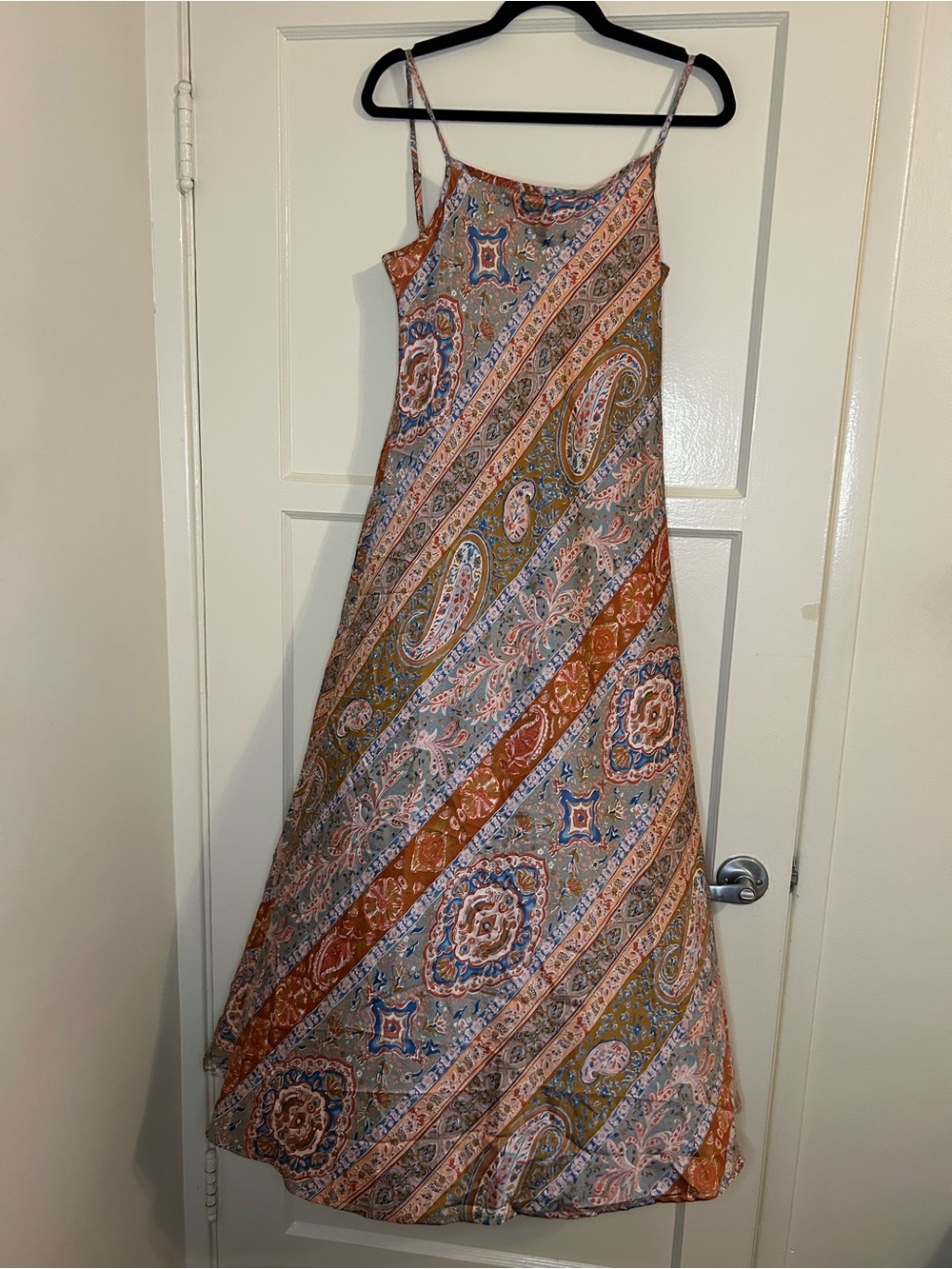 NWT Vrg Grl Paisley Slip Midi Dress
